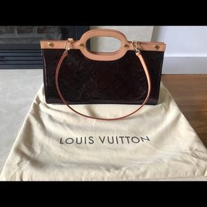 Used Authentic Louis Vuitton Venis Paten Handbag